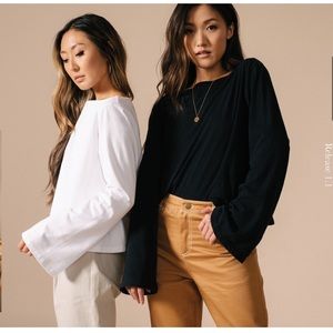 Womn. Flynn Bell-sleeves Top